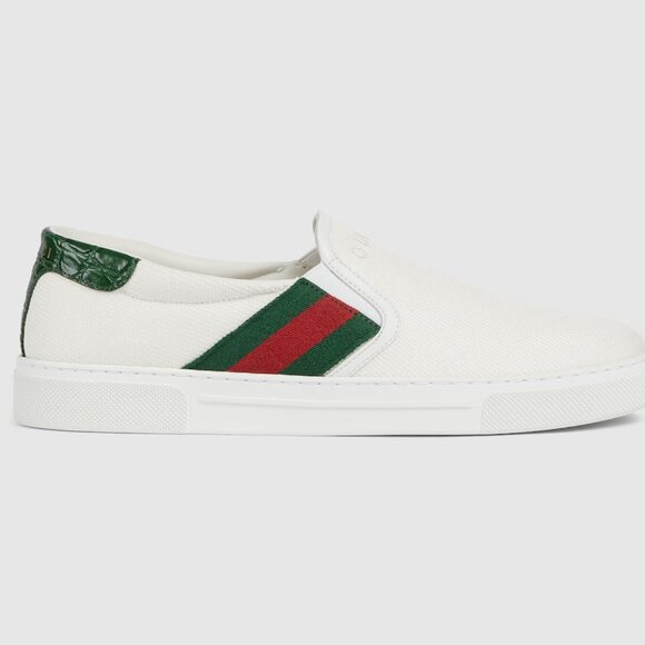 GUCCI Ace Men's Slip On Shoe White - Picture 1 of 10